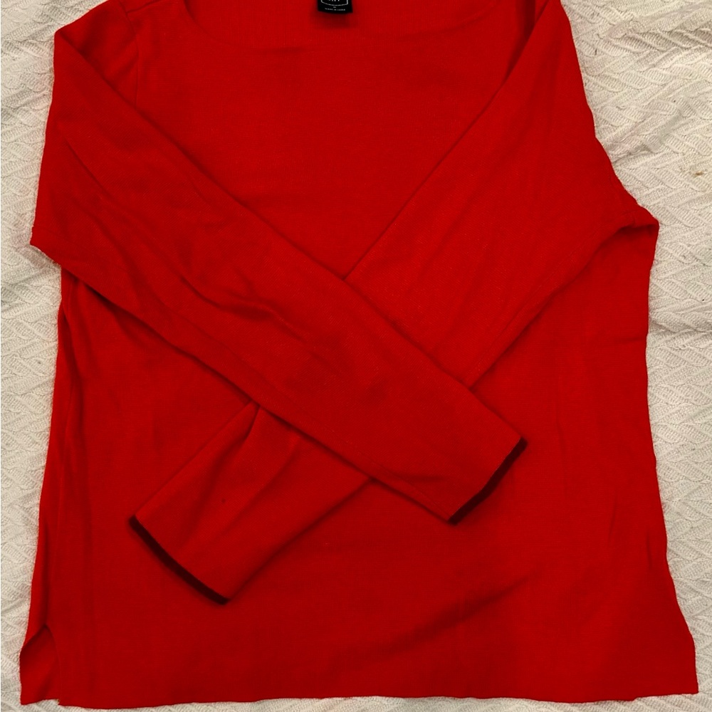 GAP Red Crew Neck Sweater: